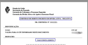 Como Emitir A Cnd Pela Internet Certid O Negativa De D Bitos Estado